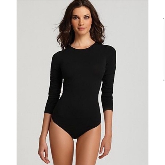 long sleeve thong bodysuit